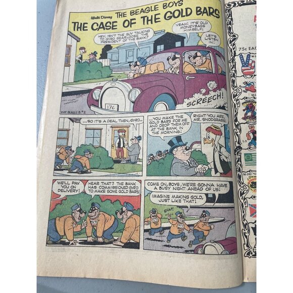 Whitman Walt Disney The Beagle Boys #14 Comic Book 1965 Price Vintage - Picture 4 of 8